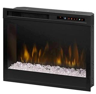 Firebox Landscape Front Mount Glass Media Electric Fireplace Insert XHD23G