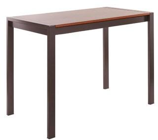 Gary Counter Height Solid Wood Dining Table Antique and Walnut