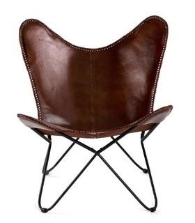 Sharon Butterfly Chair, Brown