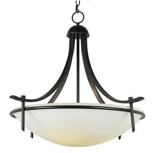 Hawkes 3-Light Bowl Pendant Rubbed Oil Bronze 