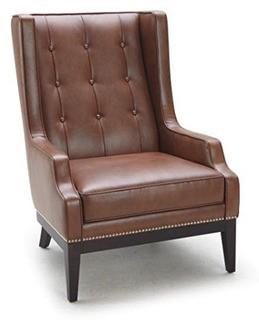 Sunpan Modern 40269 5West Occasional Chairs, 34" X 30", Cognac 