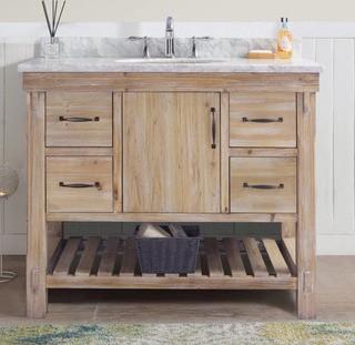 ARI Kitchen & Bath Vanity - Mina42 - 42" Natural Finish