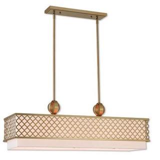 LIVEX LIGHTING 41106-33 Arabesque Linear Chandelier