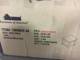 Furniture of America - CM4601E-3A - End Table - DarkTaupe