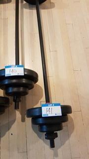 Muscle Smith Bar Bell with 17 kg of weights