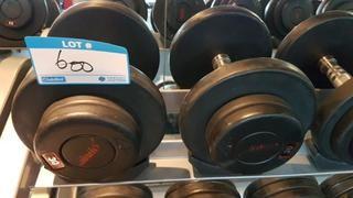 Pair of 30 lbs Dumbbells