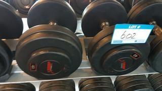 Pair of 40 lbs Dumbbells