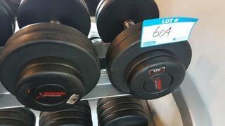Pair of 50 lbs Dumbbells