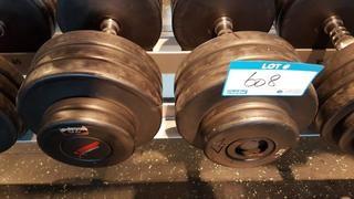 Pair of 70 lbs Dumbbells