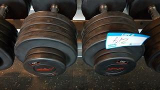 Pair of 90 lbs Dumbbells