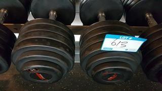 Pair of 95 lbs Dumbbells