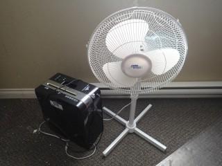 Fellowes DS-1200C Paper Shredder, Cool Works Fan