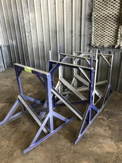Qty Of Metal Saw Horses
