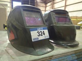 Qty Of (2) Used Welding Helmets