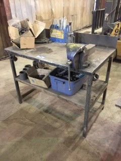 Steel Table C/W Contents