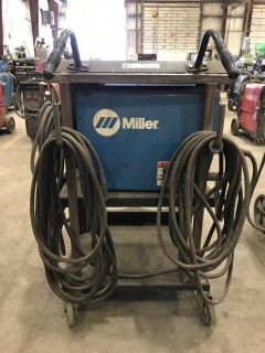 Miller XMT 350 CC/CV Power Source C/W Cart. S/N LF104649