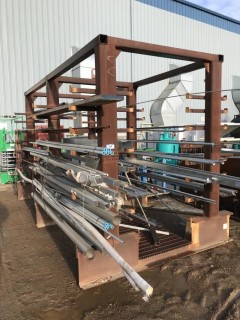 32 Tier 5000 LB Steel Rack/Frame **CONTENTS NOT INCLUDED**
