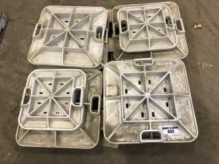 Pallet Of Sauber Aluminum Bases