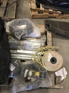 (2) Miller Cable Extenstions 50Ft, Welding Gas Hose, (2) Hydraulic Cylinders, (1) Spool Of Rope C/W Inspiron Professional Studio Photo Equipment