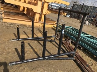 Steel Plate Storage Rack c/w 3 Bay