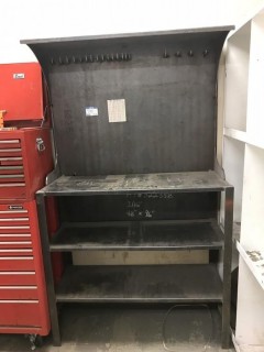 Steel Table And Storage Rack