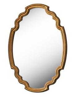 Broadmeadow Glam Accent Wall Mirror, Morocco Gold 24.5'' H x 35.5'' W x 1.5'' D
