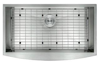 AKDY 30" x 20" Farmhouse Apron Stainless Steel Single Bowl Kitchen Sink w/ Dish Grid a