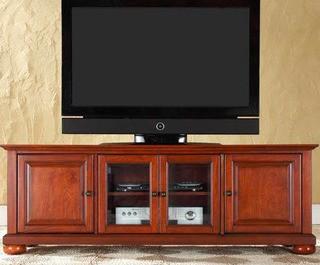 Hedon Low Profile TV Stand for TVs up to 60" Classic Cherry