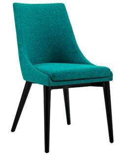 Modway Viscount Teal Fabric Dining Chair
