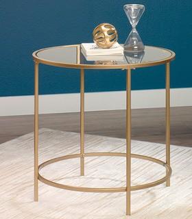 Deford End Table, Gold