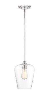 Hickerson 1-Light Bell Pendant, Polished Chrome 