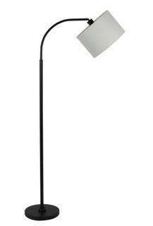 Fosston 60" Arc Floor Lamp, Black