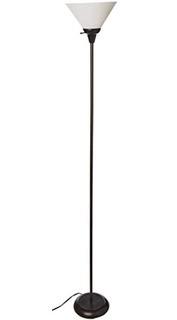 Elyse 70" Torchiere Floor Lamp, Black