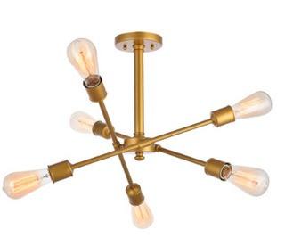 Kinman 6-Light Chandelier