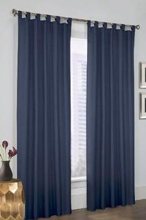 Alcove 2 Navy Blue Curtain Panels, 80x63"