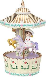 Precious Moments Disney Mary Poppins Make Every Day A Jolly Holiday Carousel Rotating Resin Music Box?