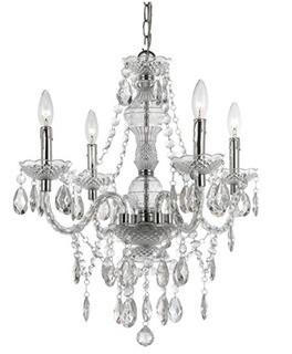 AF Lighting 8350-4H Naples Four Light Mini Chandelier- Clear