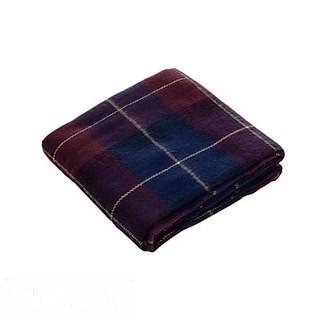 Lavish Home Acrylic Cashmere-Like Throw Blanket, 50" x 60", Blue/Red Plaid