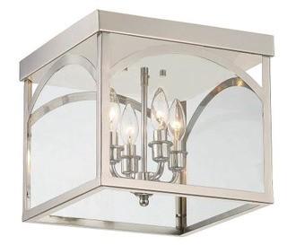 Mount Airy 4-Light Flush Mount, English Bronze 