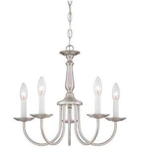 Bibbins 5-Light Chandelier, Brushed Nickel 