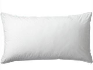 Glucksteinhome Medium Support Pillow, Synthetic, King