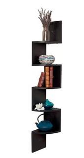 Ridgeway Corner Wall Shelf, Black