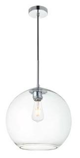 Yearwood 1-Light Globe Pendant, Chrome 