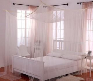 Kaneshiro Crystal Sheer Panel Bed Canopy