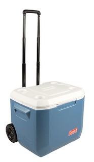 Coleman 50 Qt Xtreme Wheeled Cooler, Blue-Missing Wheels/As Is