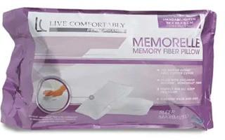 Live Comfortably All Sleep Position Performance Memorelle Fiber Pillow, Standard 