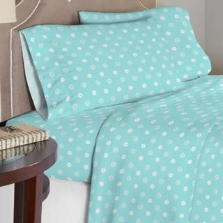 Lullaby Bedding 200 Thread Count 100% Cotton Sheet Set, Queen