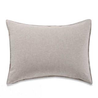 KENNETH COLE NEW YORK MINERAL YARN-DYED STANDARD PILLOW SHAM IN STONE                               