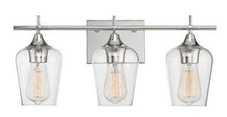 Hickerson 3-Light Vanity Light, Polished Chrome