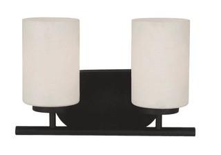 Gaskell 2-Light Vanity Light, Blacksmith